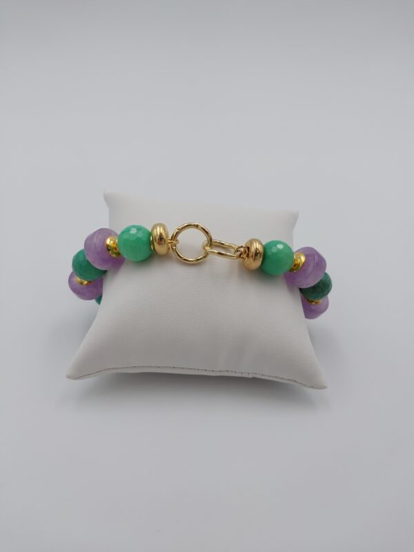 Bracciale in ametista e agate