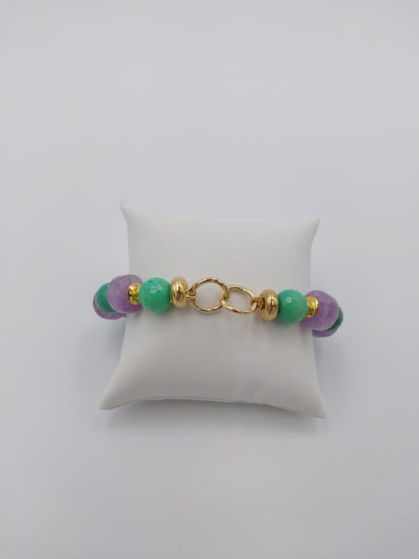 Bracciale in ametista e agate