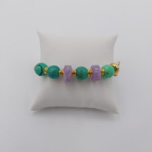 Bracciale in ametista e agate