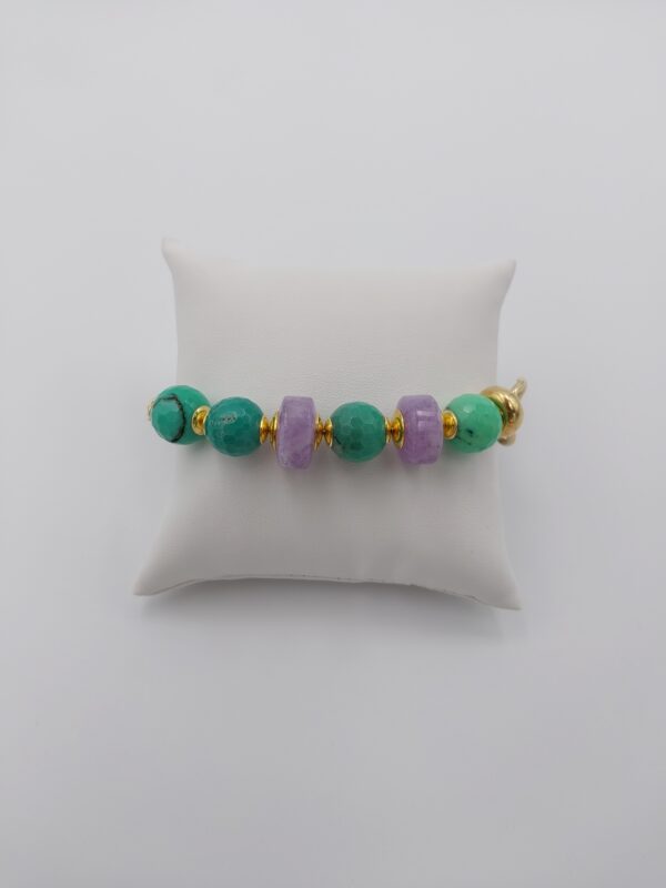 Bracciale in ametista e agate