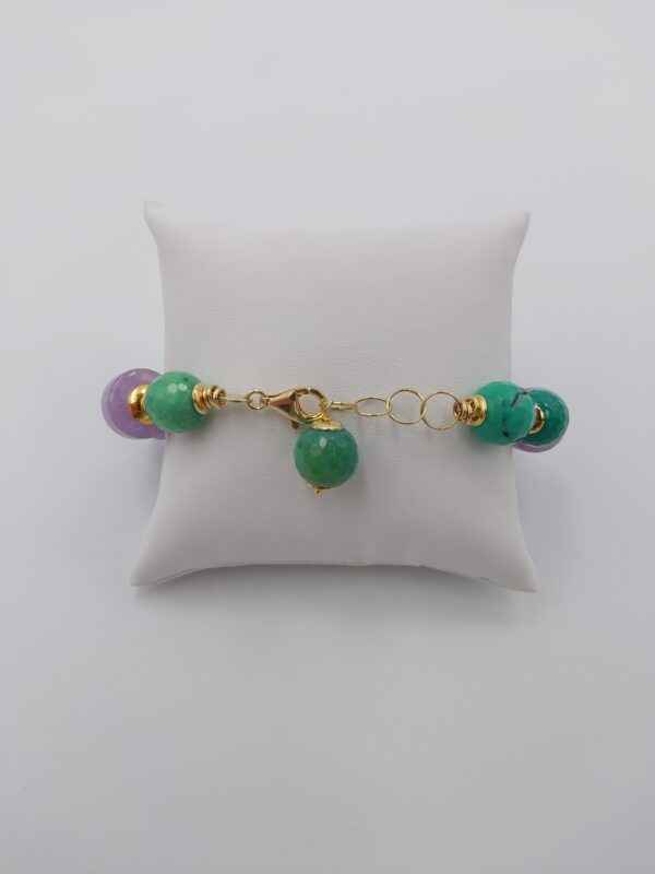 Bracciale in ametista e agate